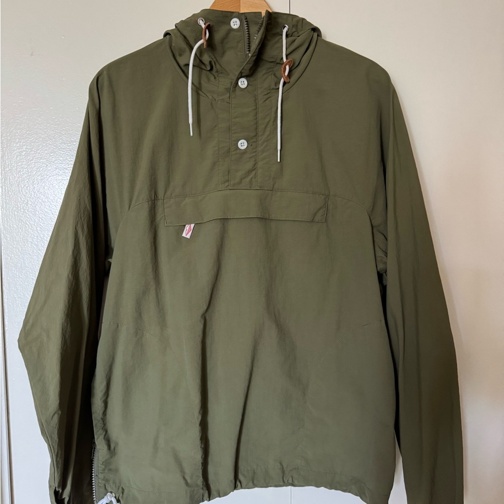 Battenwear Packable Anorak Olive Green